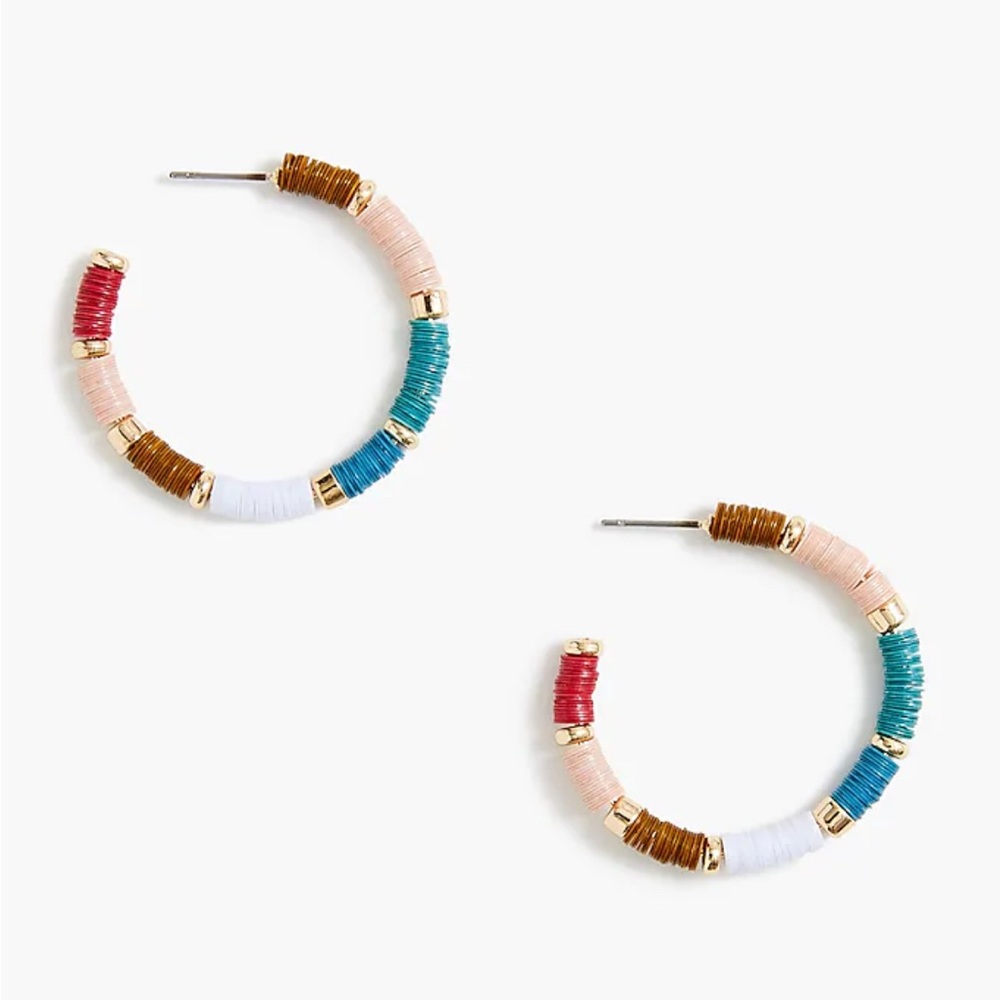J Crew Acrylic Boho Beaded Earrings